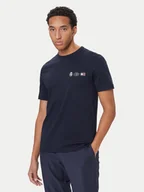 Koszulki męskie - Tommy Hilfiger T-Shirt MW0MW40011 Granatowy Regular Fit - miniaturka - grafika 1