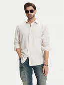 Koszule męskie - G-Star Raw Koszula Clean D25196-D454 Écru Regular Fit - miniaturka - grafika 1