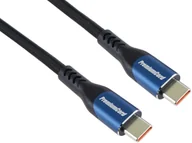 Kable USB - Kabel USB PremiumCord USB-C - USB-C 1.5 m Czarno-niebieski ku31cry15 - miniaturka - grafika 1
