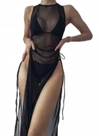 Stroje kąpielowe - DWUCZĘŚCIOWY STRÓJ KĄPIELOWY Z SUKIENKĄ ZESTAW M - miniaturka - grafika 1