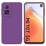 Etui i futerały do telefonów - Pokrowiec Etui Do Xiaomi Mi 10T / Mi 10T PRO w FLUID MATOWY FIOLET TPU Silikonowe Obudowa Ochronny Case Cover Cadorabo - miniaturka - grafika 1