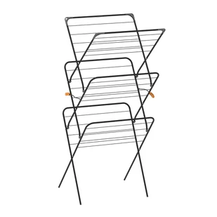 Suszarka stojąca Rise Czarna - Suszarki na ubrania - miniaturka - grafika 1