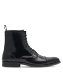 Botki męskie - Gino Rossi Trzewiki SOPRANO-01 123AM Czarny - miniaturka - grafika 1