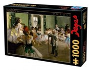 Puzzle - Puzzle 1000 el. Edgar Degas, Lekcja tańca D-Toys - miniaturka - grafika 1