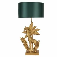 Lampy stojące - Złota Lampa Stołowa Żyrafa Clayre & Eef - miniaturka - grafika 1