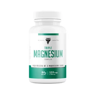Triple Magnesium Complex 120Kaps. - Produkty specjalne dla sportowców - miniaturka - grafika 1