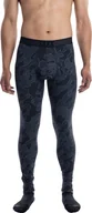 Bielizna sportowa męska - SAXX Męskie termoaktywne leginsy z długą nogawką SAXX ROAST MASTER Tight Pomo Camo - Granatowe S - miniaturka - grafika 1