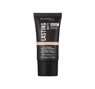 RIMMEL LASTING MATTE PODKŁAD W PŁYNIE MATUJĄCY 001 FAIR PORCELAIN 30ML - Podkłady do twarzy - miniaturka - grafika 1