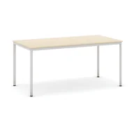 Stoły - B2B Partner Stół do jadalni i stołówki, jasnoszara konstrukcja, 1600x800 mm, dąb 555771 - miniaturka - grafika 1