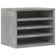 Przyborniki na biurko - Organizer na biurko, szarość betonu, 36x26x29,5 cm - miniaturka - grafika 1