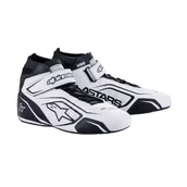 Odzież do sportów motorowych - Buty wyścigowe Alpinestars TECH 1-T V3 biało-czarne (FIA) - miniaturka - grafika 1
