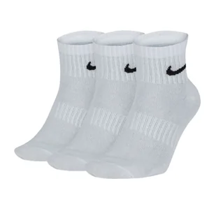 Skarpety Nike Everyday Lightweight Ankle 3Pak M SX7677 (kolor Biały, rozmiar 34 - 38) - Skarpetki damskie - miniaturka - grafika 1