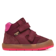 Buty dla dziewczynek - Trzewiki Froddo Ollie Lumi Tex G2110152-5 M Bordowy - miniaturka - grafika 1