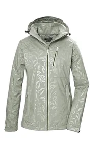 killtec Damska kurtka softshellowa/kurtka outdoorowa z odpinanym kapturem KOS 122 WMN SFTSHLL JCKT FLORAL, jasna szałwia, 44, 42846-000 - Kurtki damskie - miniaturka - grafika 1