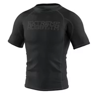 Kimona, stroje i obuwie - Extreme Hobby Rashguard Short Sleeve Trace Black - miniaturka - grafika 1