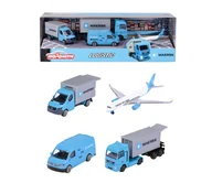 Samochody i pojazdy dla dzieci - MAJORETTE LOGISTIC MAERSK 4-PACK - miniaturka - grafika 1