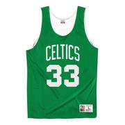 Koszulki męskie - Koszulka męska dwustronna Mitchell & Ness Tank Top Boston Celtics Larry Bird-S - miniaturka - grafika 1