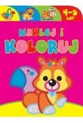 Kolorowanki, wyklejanki - Naklej i koloruj 4-5 lat - miniaturka - grafika 1