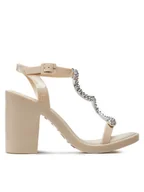 Sandały damskie - Melissa Sandały Melissa Snake Block + Bo.Bo Ad 35775 Beżowy - miniaturka - grafika 1