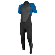 Pianki do pływania - Pianka O'NEILL Dziecięca REACTOR-2 2MM BACK ZIP S/S SPRING Blk/Ocean 2023-8 (133-141 cm) - miniaturka - grafika 1