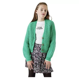 Garcia Kids Dziewczęcy kardigan z dzianiny, Lush Green (3666), 146 cm - Swetry damskie - miniaturka - grafika 1