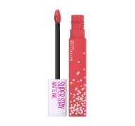 Szminki - Maybelline Długotrwały matowy płynszminka Tusz matowy SuperStay Birthday Edition 5 ml Cień 400 Show Runner) - miniaturka - grafika 1