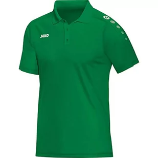JAKO Classico Polo męskie, zielony, m - Koszulki męskie - miniaturka - grafika 1