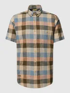 Koszule męskie - Koszula casualowa z kołnierzykiem typu button down - miniaturka - grafika 1