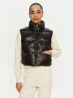 Kamizelki damskie - REPLAY Bezrękawnik W7856 .000.84988 Czarny Regular Fit - miniaturka - grafika 1