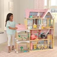 Domki dla lalek - KidKraft DREWNIANY DOMEK DLA LALEK BARBIE REZYDENCJA LOLA 65958 - miniaturka - grafika 1