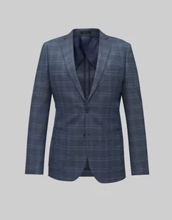marynarka plati 01 szary slim fit - Marynarki męskie - miniaturka - grafika 1