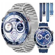 Smartwatch - Artnico KM25 niebieski 3 wymienne paski - miniaturka - grafika 1