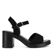 Sandały damskie - Sandały Lasocki RST-KSENIA-02 Czarny - miniaturka - grafika 1