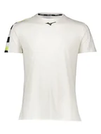 Koszulki sportowe męskie - Mizuno Koszulka funkcyjna "Shadow" w kolorze żółto-czarno-białym - miniaturka - grafika 1