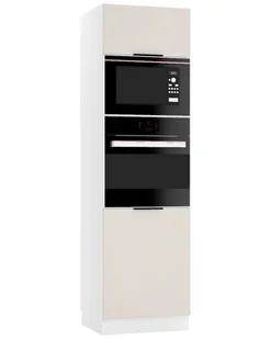 Słupek Alto Do Zabudowy Piekarnika I Mikrofalówki 60X213 Cm Laminat Kaszmir - Szafki kuchenne - miniaturka - grafika 1