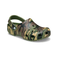 Buty dla chłopców - Kapcie dziecięce Crocs Classic Camouflage Clog Army Green/Multi Rozmiar butów (UE): 33-34 / Kolor: zielony - miniaturka - grafika 1