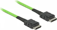 Kable komputerowe i do monitorów - Delock DeLOCK cable OCuLink PCIe SFF-8611 > OCuLink SFF-8611 light green, 1 meter - miniaturka - grafika 1