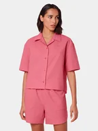 Piżamy damskie - Triumph Koszulka piżamowa Boyfriend MyWear 10218315 Różowy Relaxed Fit - miniaturka - grafika 1
