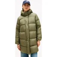 Kurtki damskie - Tommy Hilfiger Puchowy płaszcz - miniaturka - grafika 1