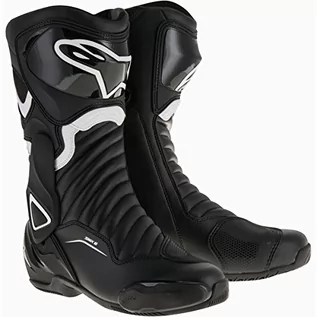 Botki męskie - Alpinestars SMX-6 V2 2017 motocykl buty, 42, czarny i biały 1691460142 - grafika 1