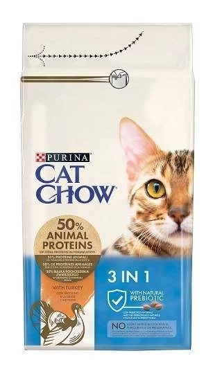Purina Cat Chow 3in1 Turkey 1,5 kg
