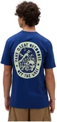 Koszulki męskie - t-shirt VANS HAPPY MOON TEE Blue Depths - miniaturka - grafika 1