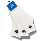 Skarpetki męskie - MĘSKIE SKARPETKI SKARPETY ADIDAS BAWEŁNIANE BIAŁE 3X PARY MODNE 46-48 XL - miniaturka - grafika 1