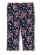 Legginsy - s.Oliver Dziewczęce legginsy 3/4 z nadrukiem na całej powierzchni, niebieski, 98 cm - miniaturka - grafika 1