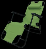 Leżaki ogrodowe - Składany mocny leżak fotel ogrodowy ZERO GRAVITY RIVIERA ZIELONY - miniaturka - grafika 1