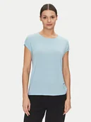 Koszulki i topy damskie - Vero Moda T-Shirt Ava 10284468 Niebieski Regular Fit - miniaturka - grafika 1