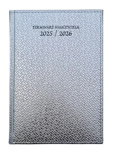 Dazar, Kalendarz dzienny nauczycielski 2025/2026 Srebrny - Kalendarze - miniaturka - grafika 1