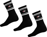 Skarpety termoaktywne - Skarpety Champion Crew 3 pary czarne U20081 KK001 43-46 - miniaturka - grafika 1