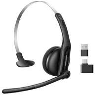 Słuchawki - EDIFIER CC300 Bezprzewodowe, Nauszne, Czarny - miniaturka - grafika 1