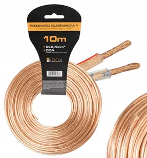 Kabel głośnikowy CCA 2x1,5mm LB0008-10 Libox 10m - Kable - miniaturka - grafika 1